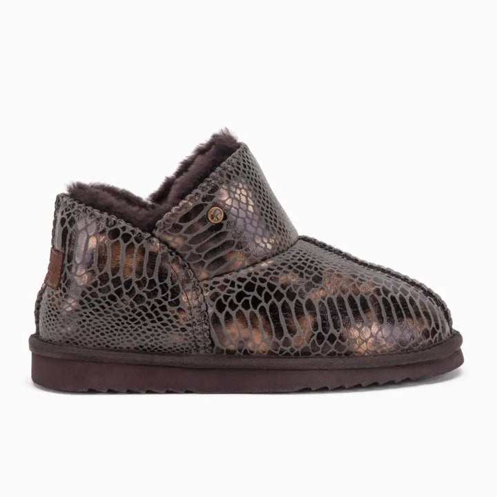 Willow Damen Suède Print Snake Choco thumbnail