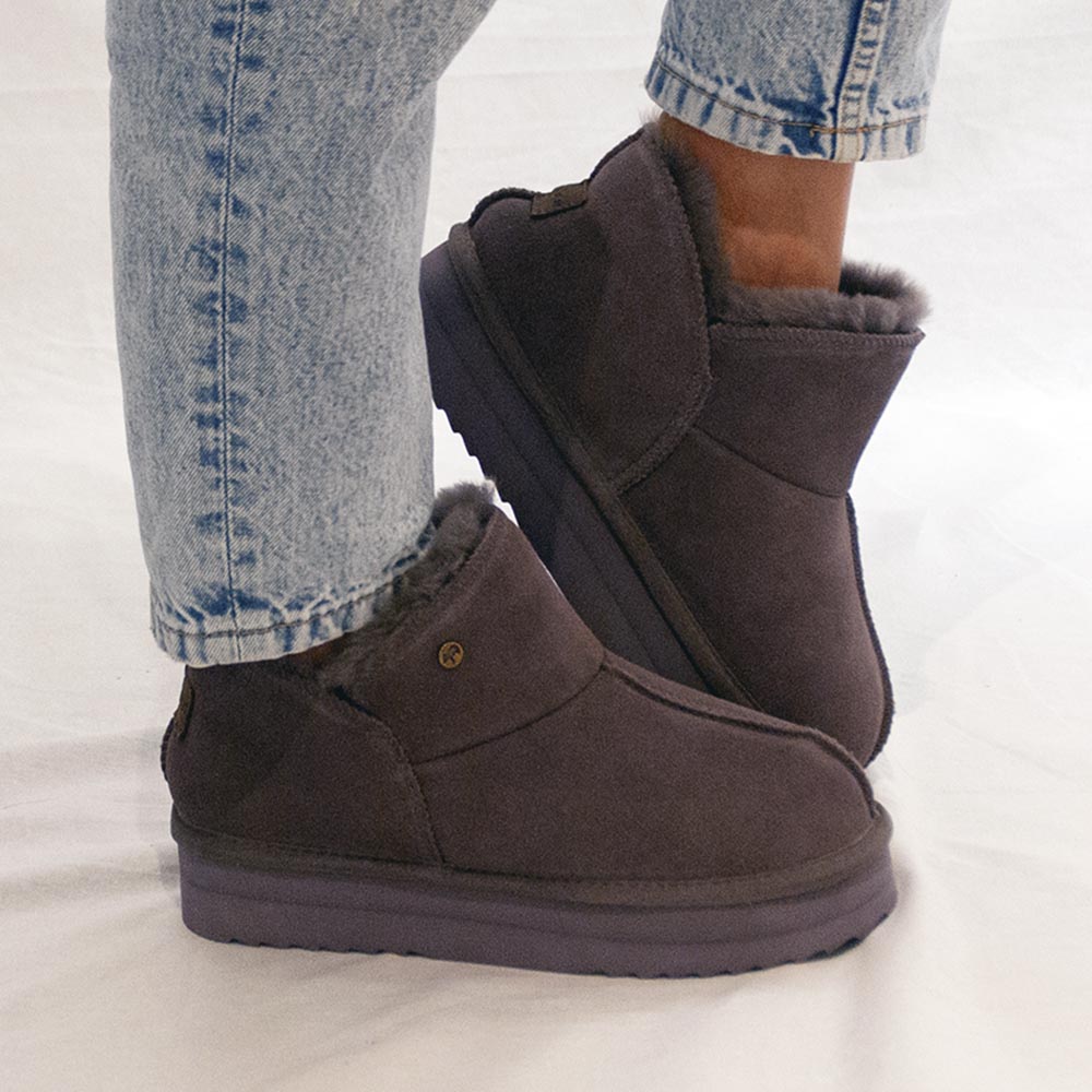 Willow suède plateau plum 2