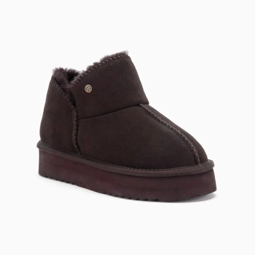 Willow Damen Suède Plateau Choco 1