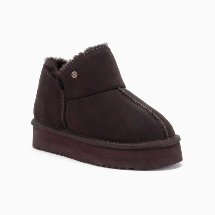 Willow Damen Suède Plateau Choco thumbnail 1