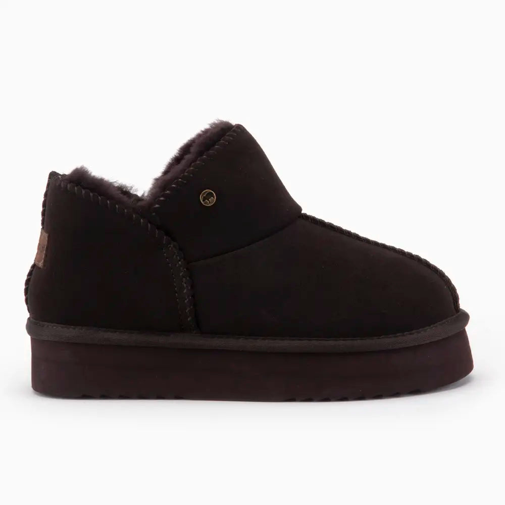 Willow Damen Suède Plateau Choco