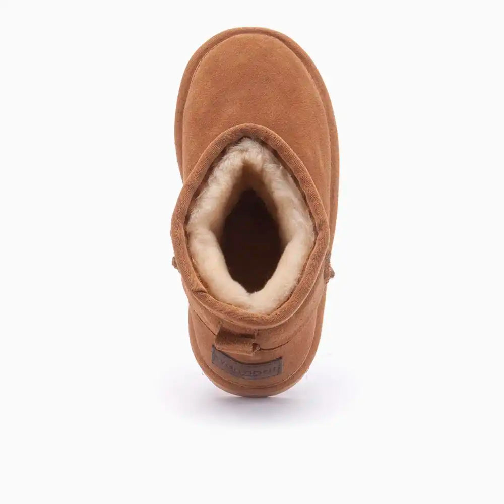 Wallaby Kids Suède Boot Cognac 1