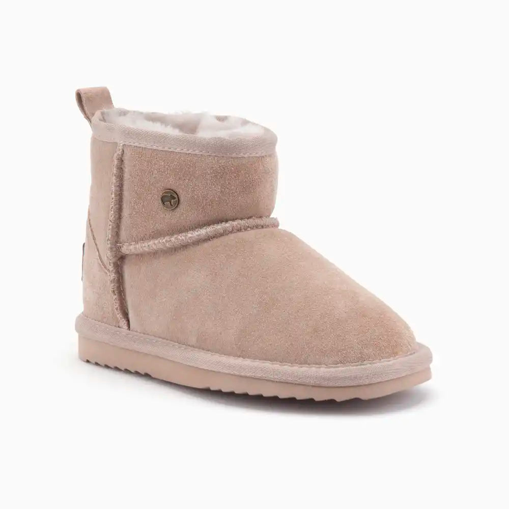 Wallaby kinder suède taupe 2