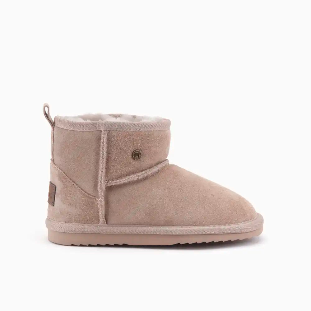 Wallaby kinder suède taupe 12