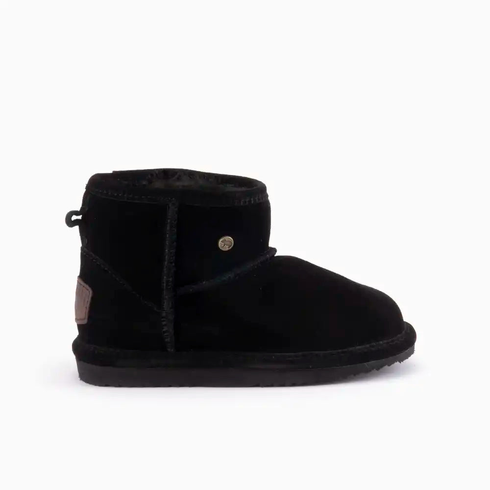 Wallaby Kids Suède Boot Black