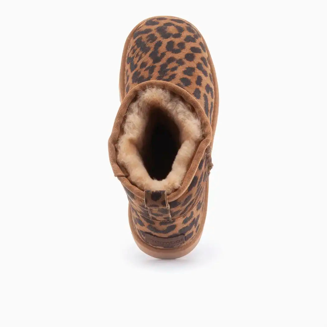 Wallaby dames suède panther chestnut 2