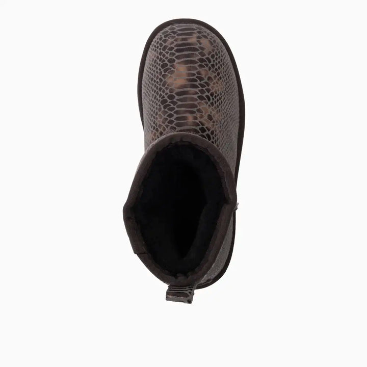 Wallaby Damen Suède Boot Print Snake Choco thumbnail 2
