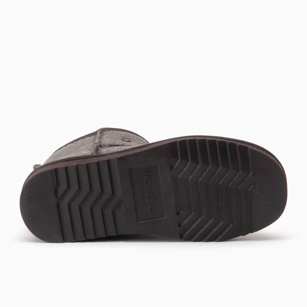 Wallaby Damen Suède Boot Print Snake Choco 3