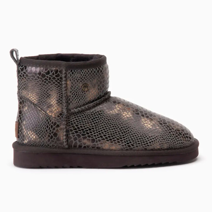 Wallaby Damen Suède Boot Print Snake Choco thumbnail