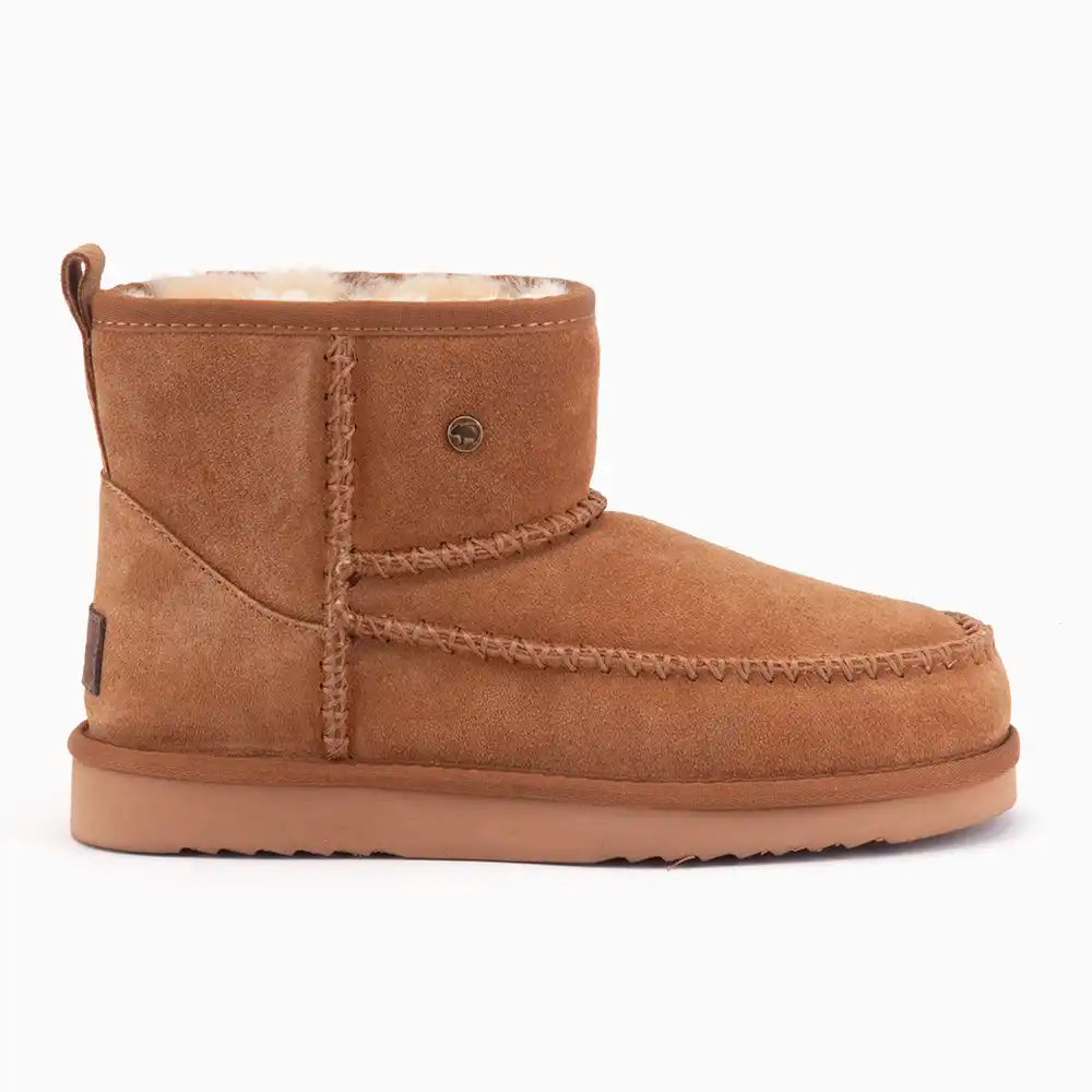 Wallaby suède stitch cognac 4