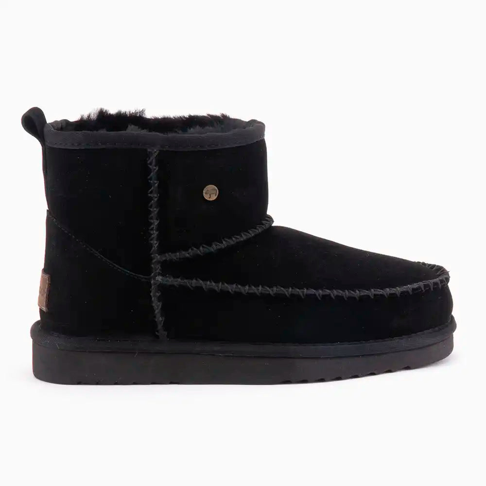 Wallaby suède stitch black