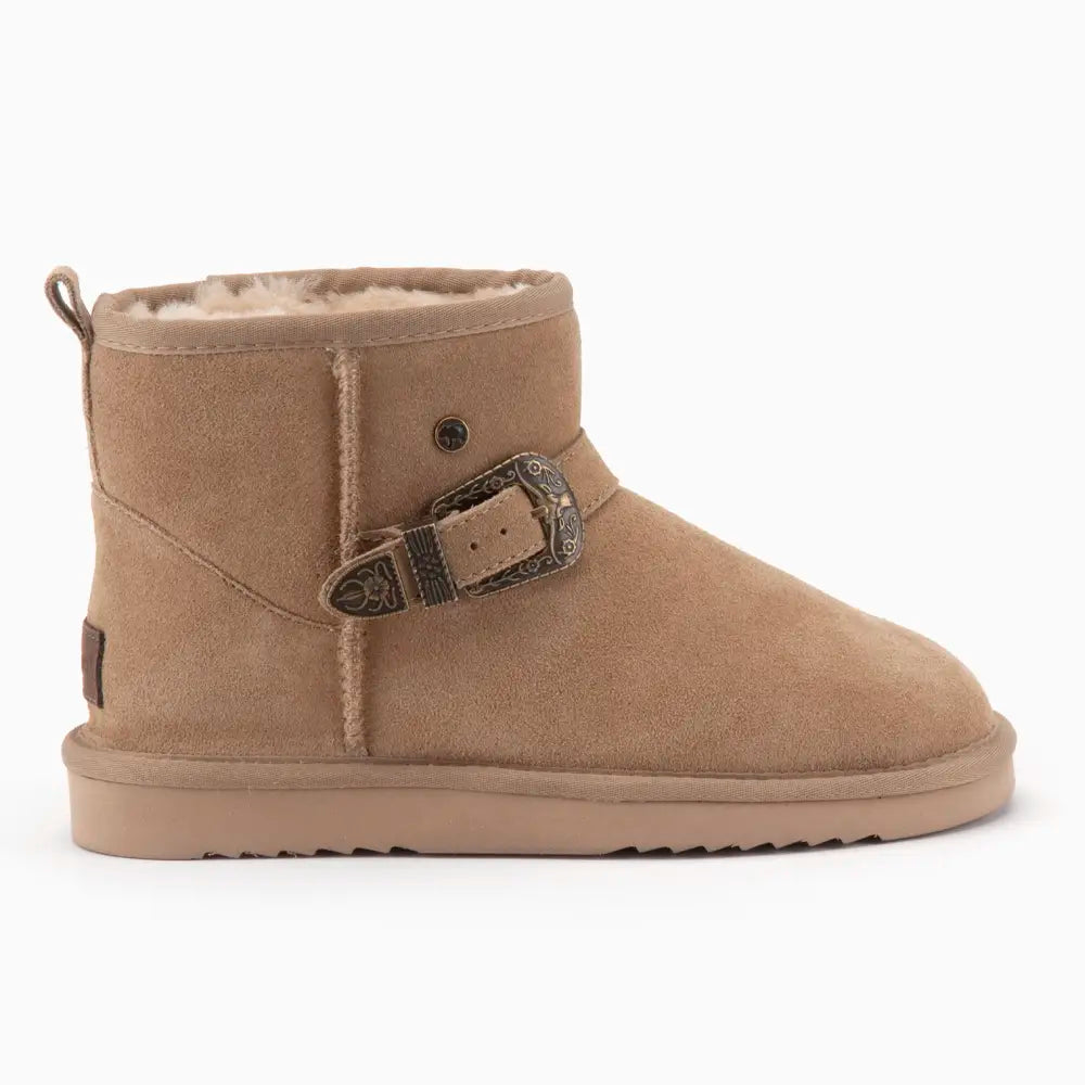 Wallaby Damen Suède Buckle Sand
