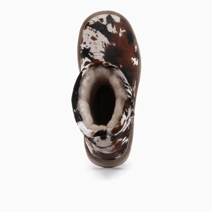 Wallaby Damen Suède Boot Print Hairy Cow Black thumbnail 3