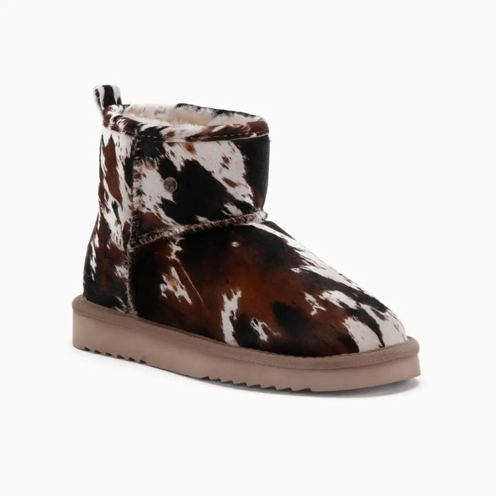 Wallaby Damen Suède Boot Print Hairy Cow Black thumbnail 2