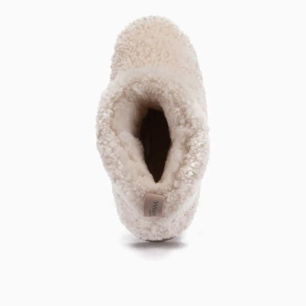 Wallaby Damen Boot Curly Wool Ecru 2