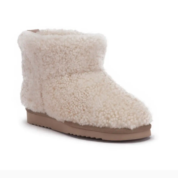 Wallaby Damen Boot Curly Wool Ecru thumbnail 1