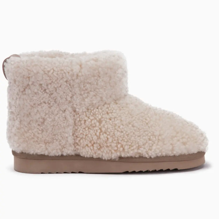 Wallaby Damen Boot Curly Wool Ecru thumbnail