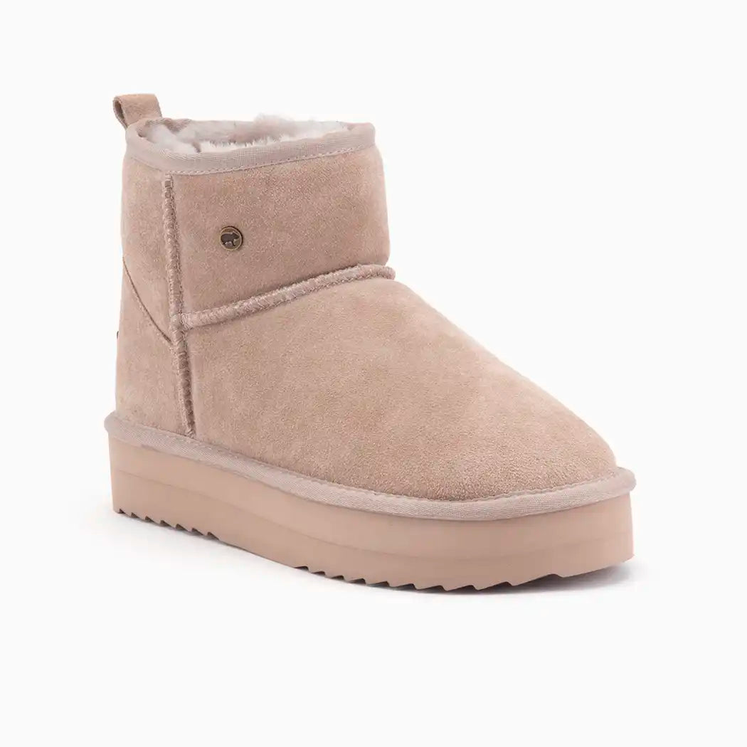 Wallaby suède plateau taupe 13