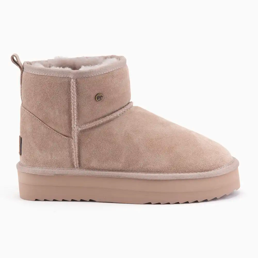 Wallaby suède plateau taupe 4