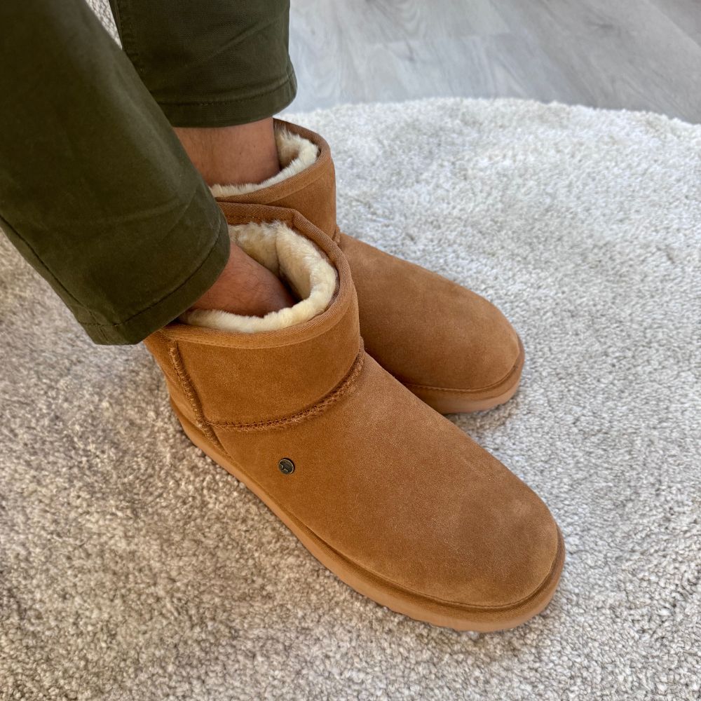 Wallaby suède cognac 2