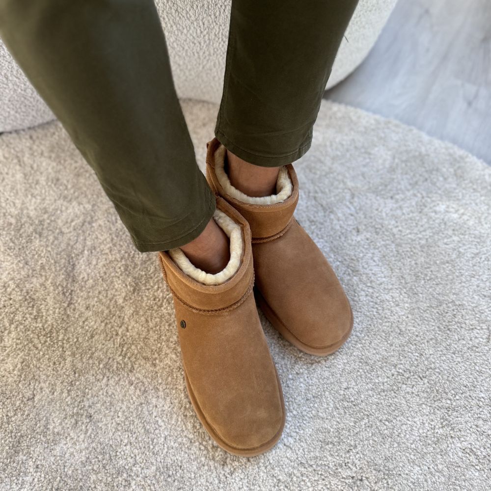 Wallaby suède cognac 3