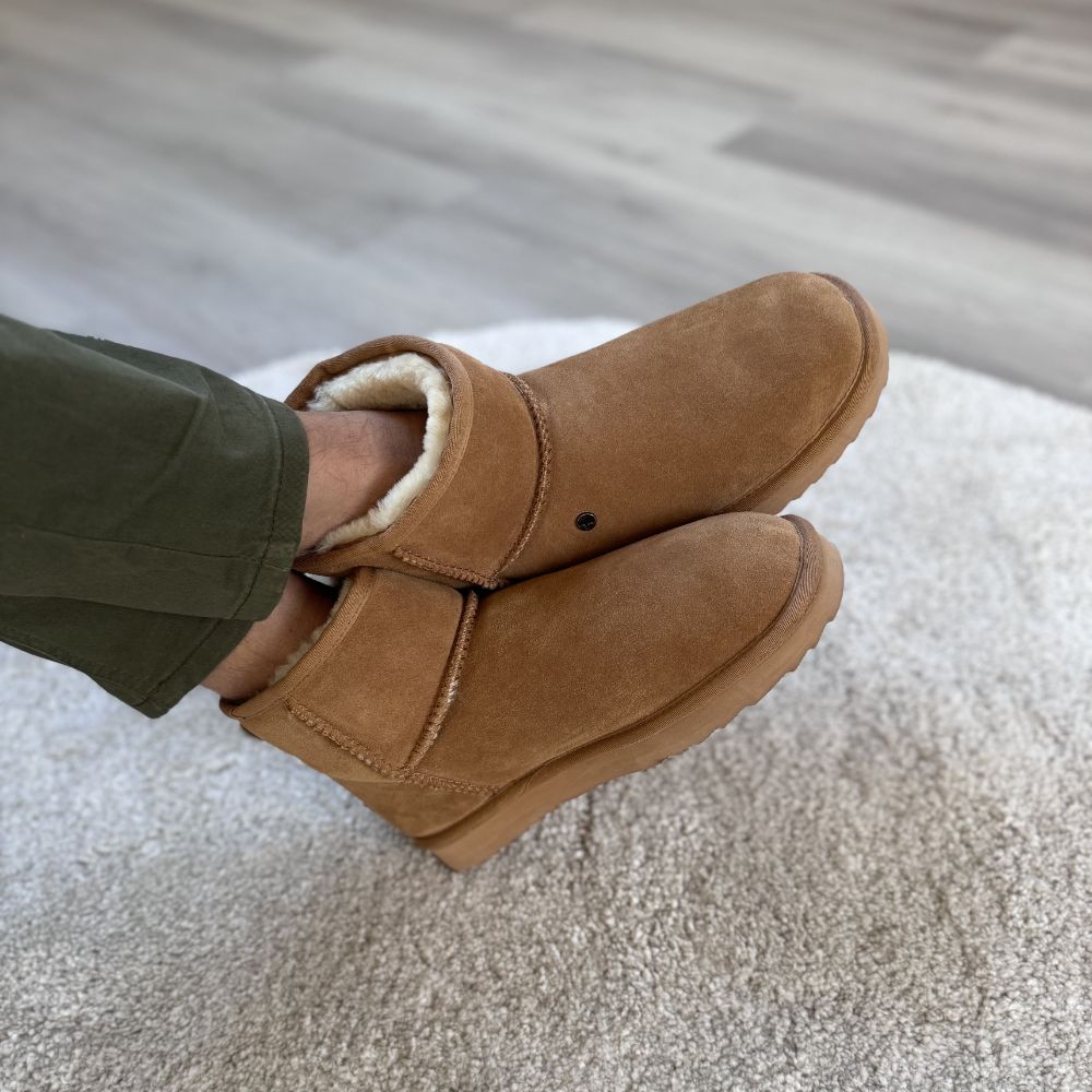 Wallaby suède cognac 4