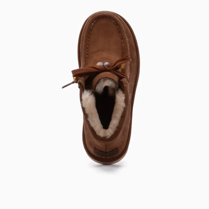 Yeppoon Damen Suède Boot Beads Cognac thumbnail 2
