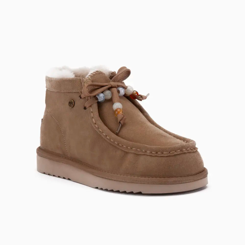 Yeppoon Damen Suède Boot Beads Sand 1