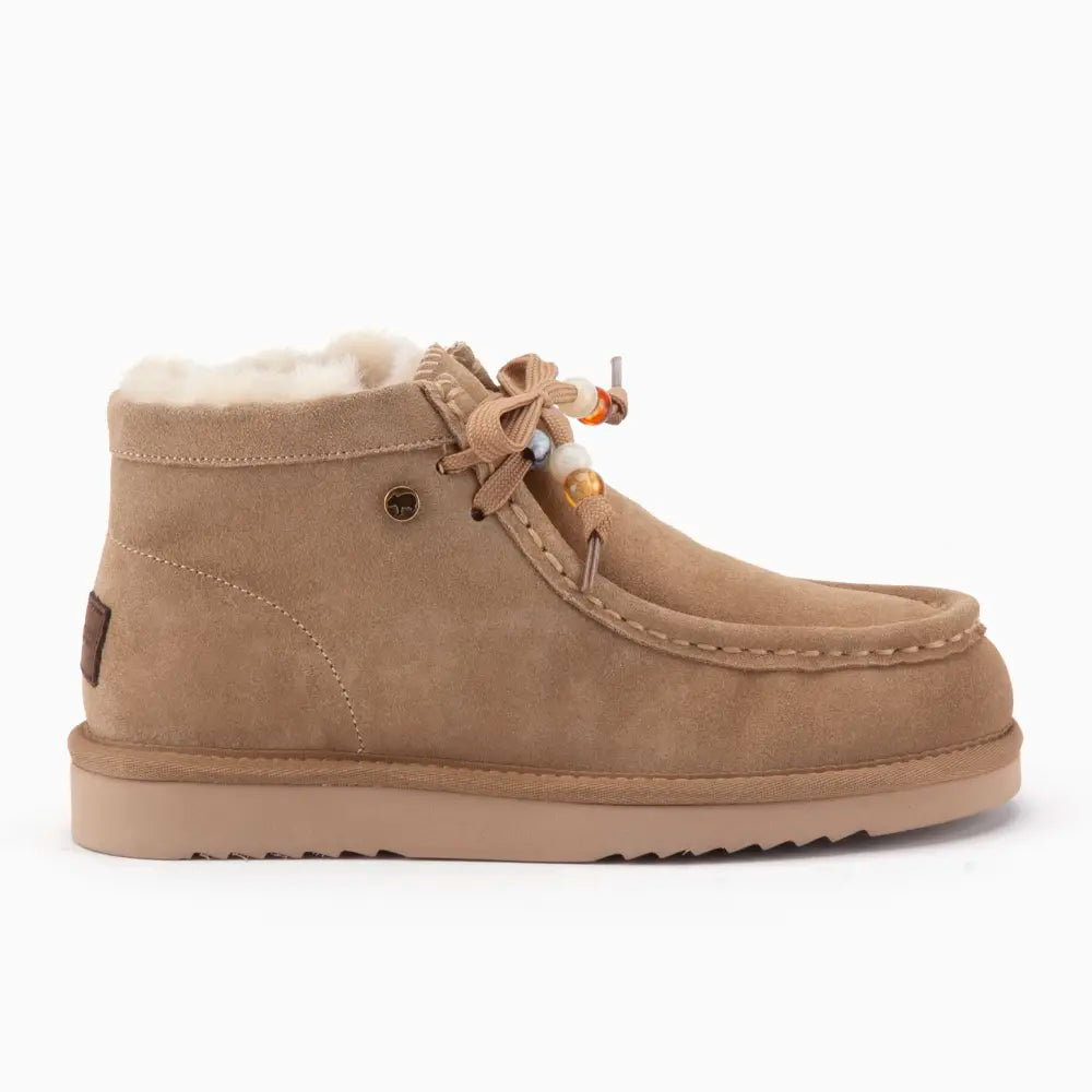 Yeppoon Damen Suède Boot Beads Sand
