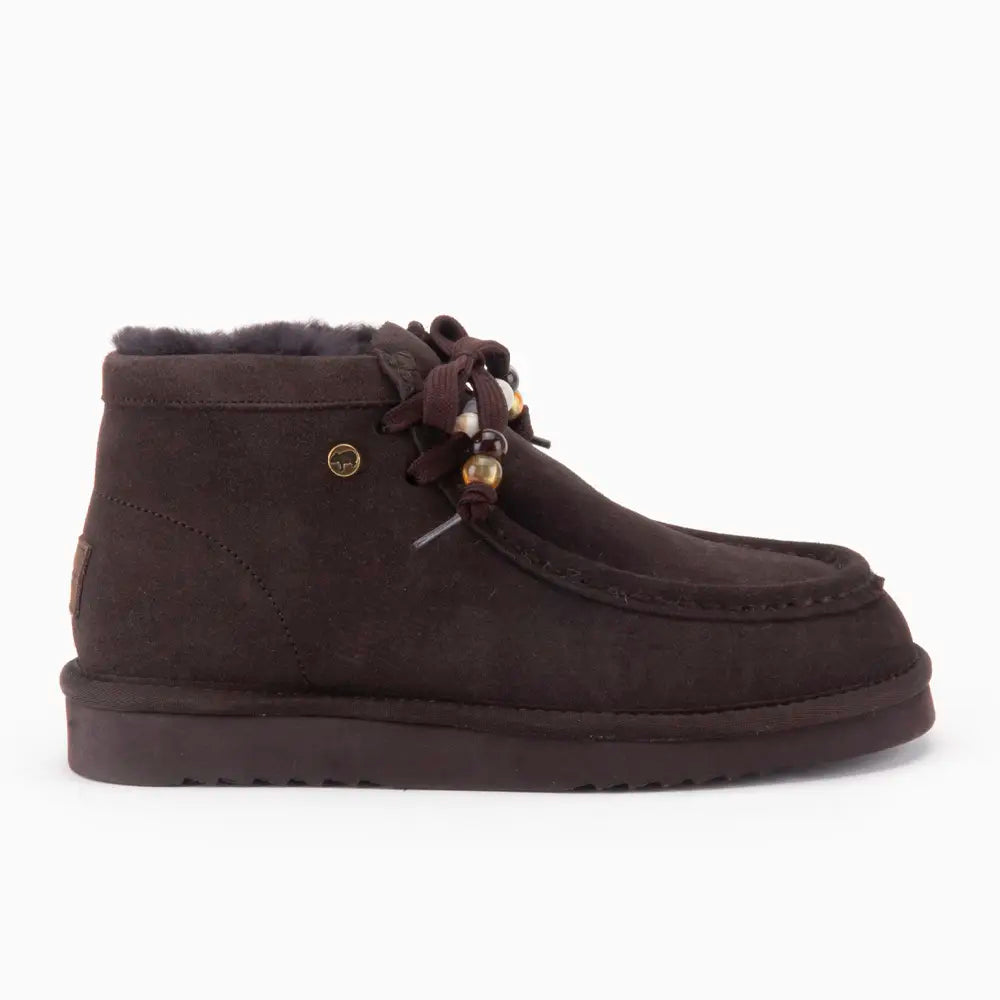 Yeppoon Damen Suède Boot Beads Choco