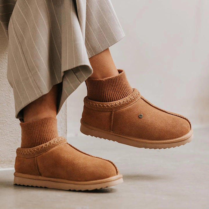 Zanthus suède cuff cognac thumbnail 1