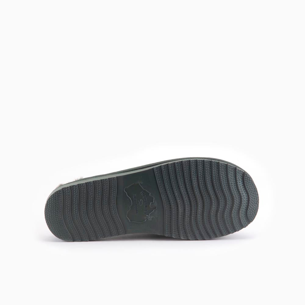 Classic kinder suède duck green 2