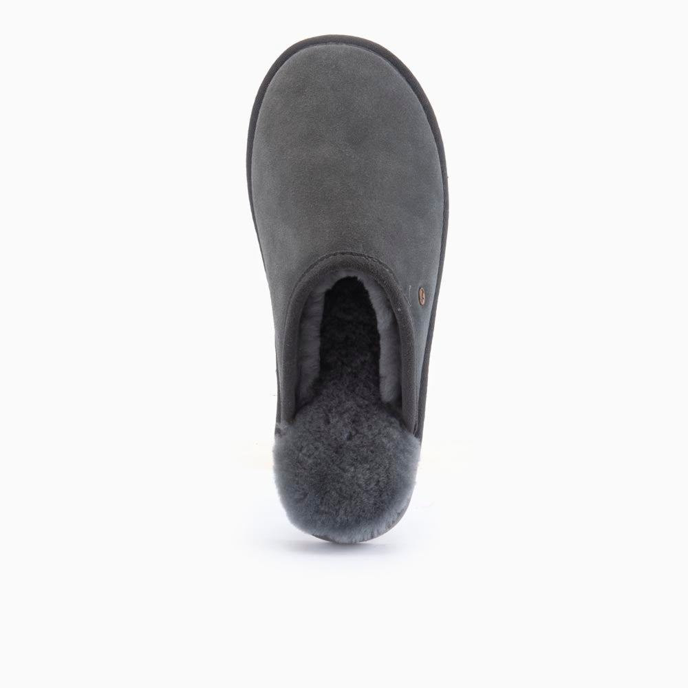 Classic kinder suède dark grey 1