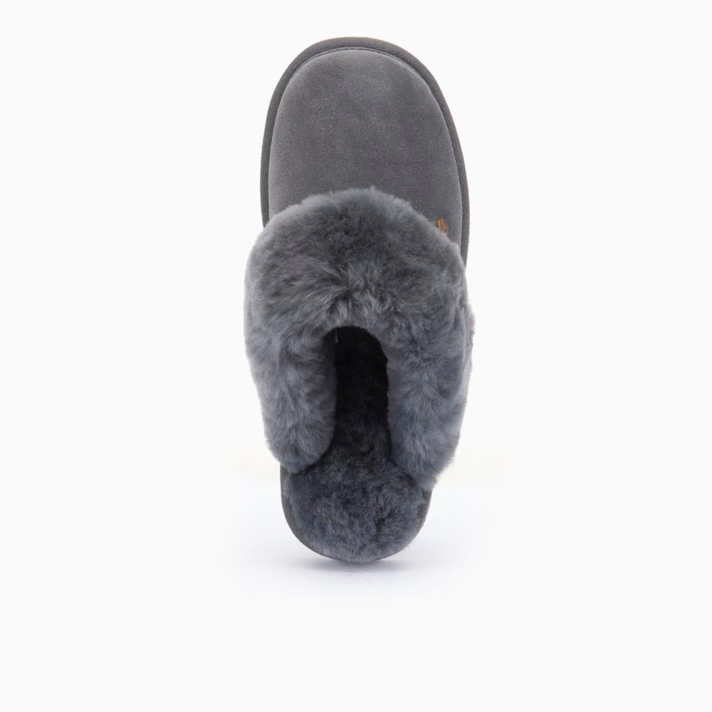Flurry kinder suède dark grey 1