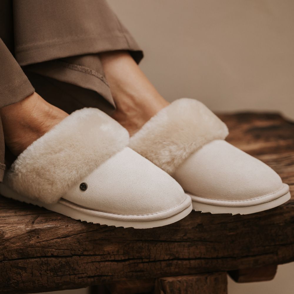 Flurry Damen Suède Ivory 1