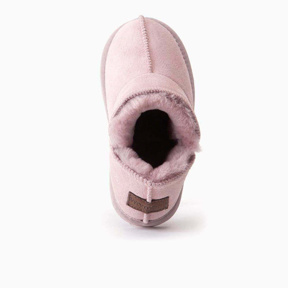 Willow kinder suède mauve 1