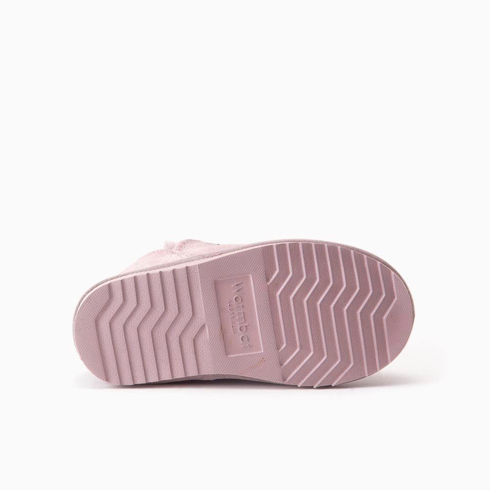 Willow kinder suède mauve 2