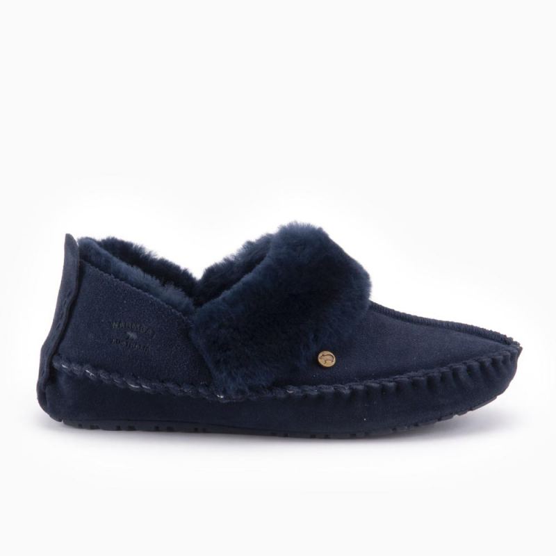 Barrine Women Suede DK Navy