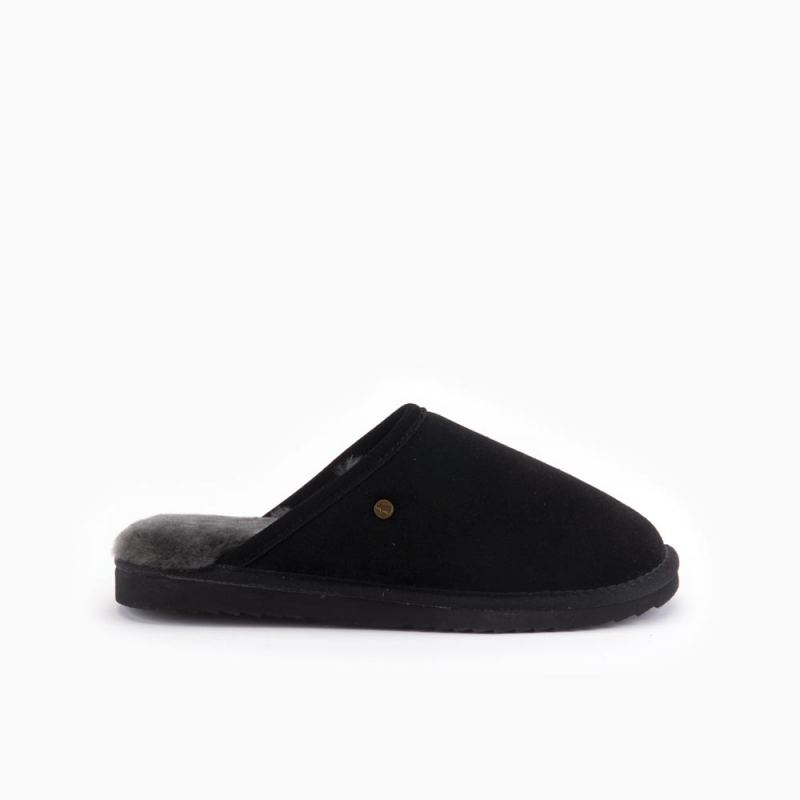 Warmbat Classic Kids Unisex Suede Black