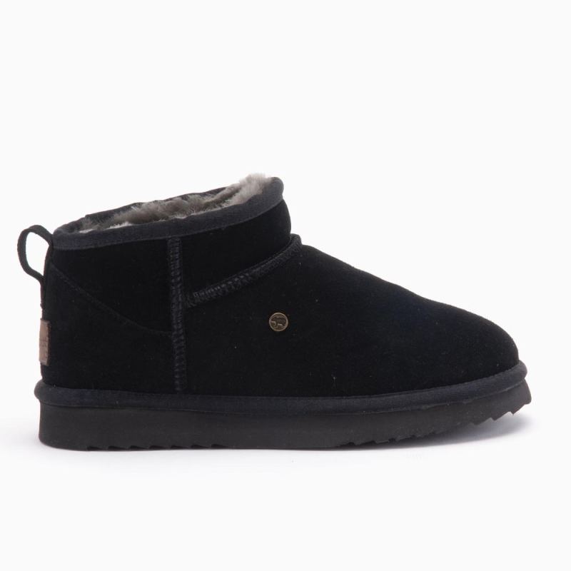 Durack Women Suede Boot Black/Grey