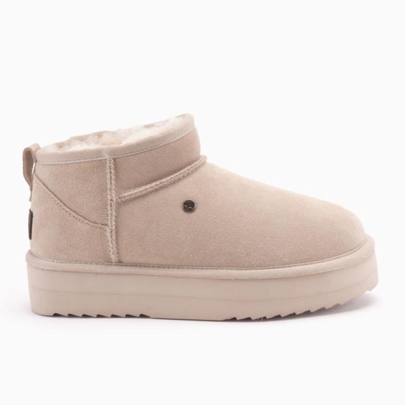 Durack Women Suede Boot Plateau Blush