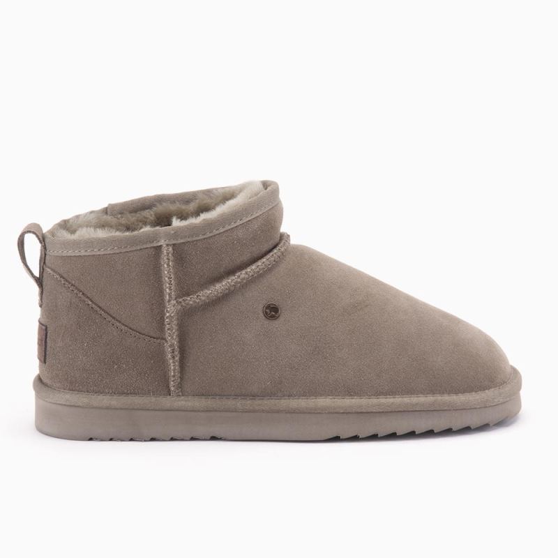Warmbat Durack herren suède boot moss