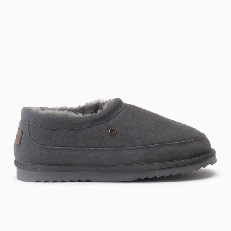 Warmbat Ebor herren suède charcoal