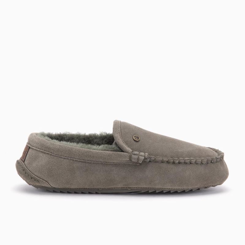Warmbat Earlwood herren suède olive