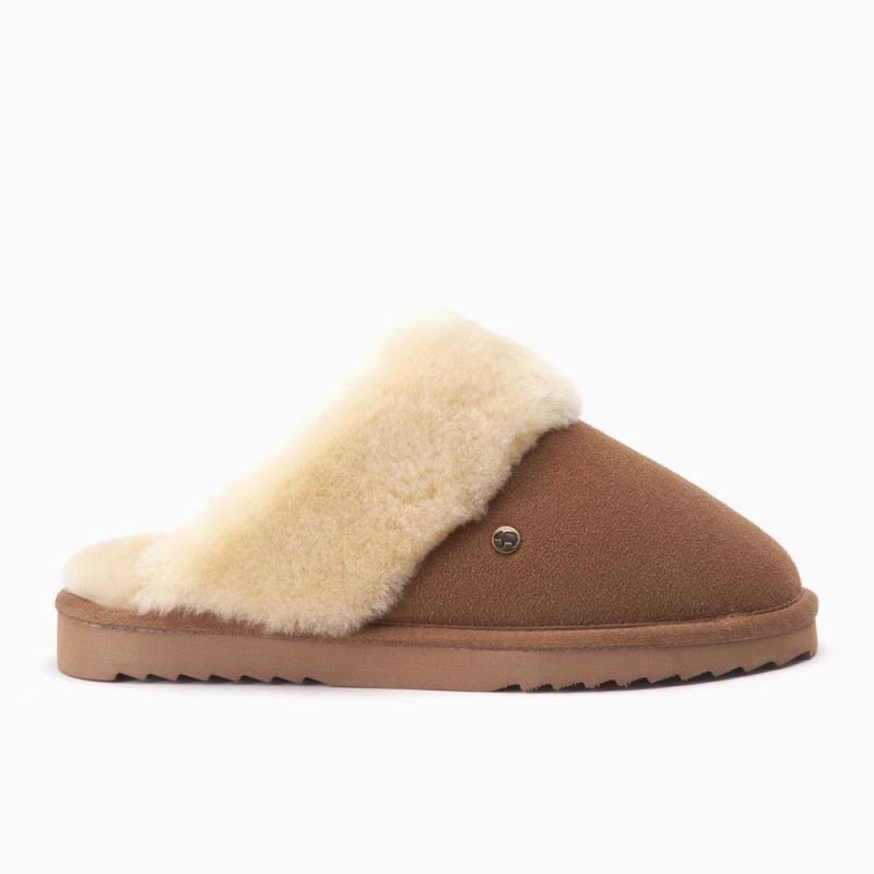 Warmbat Flurry damen suède Cognac