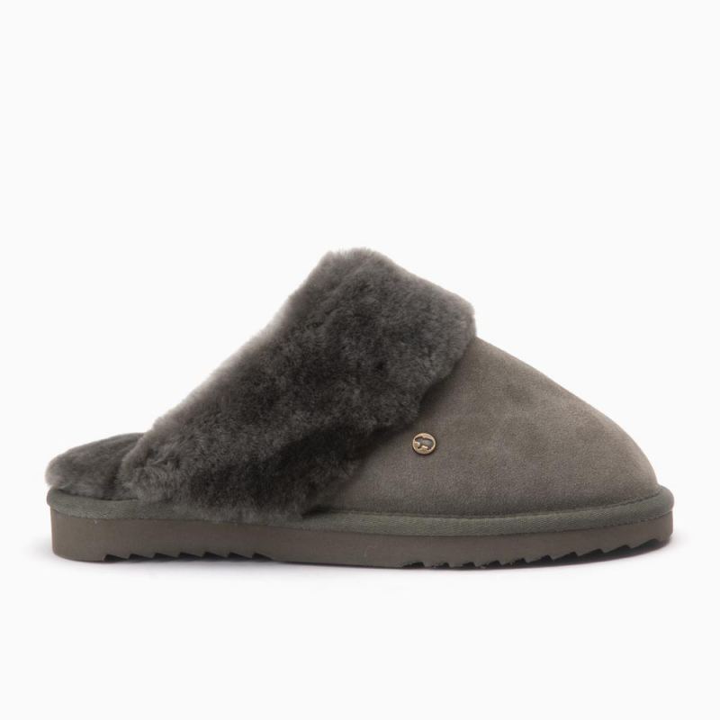 Warmbat Flurry damen suède Olive