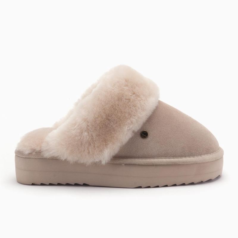 Warmbat Flurry damen suède Plateau Blush
