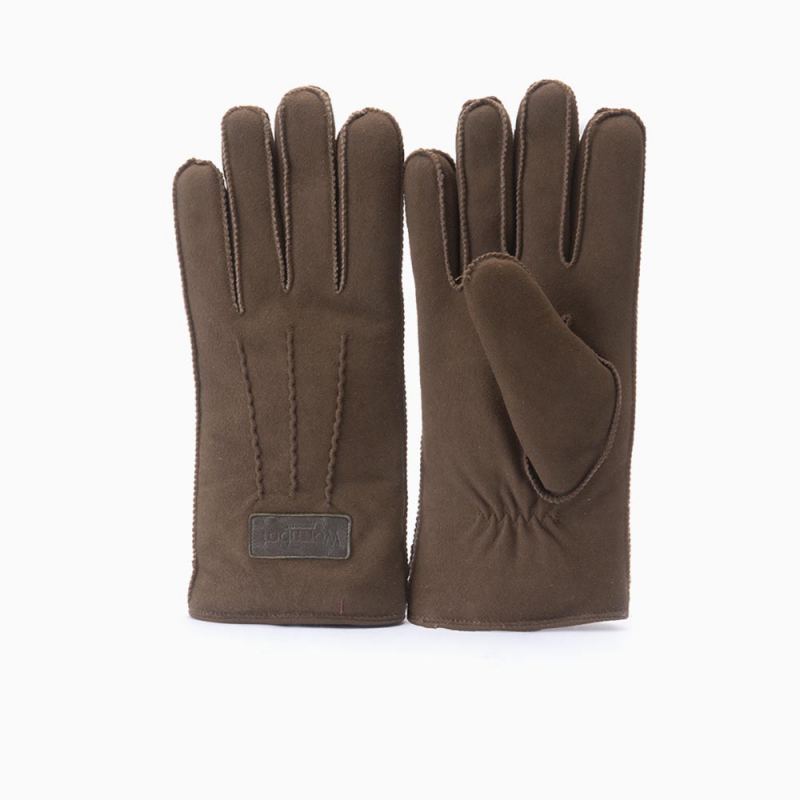 Gloves Women Goat Suede Moss