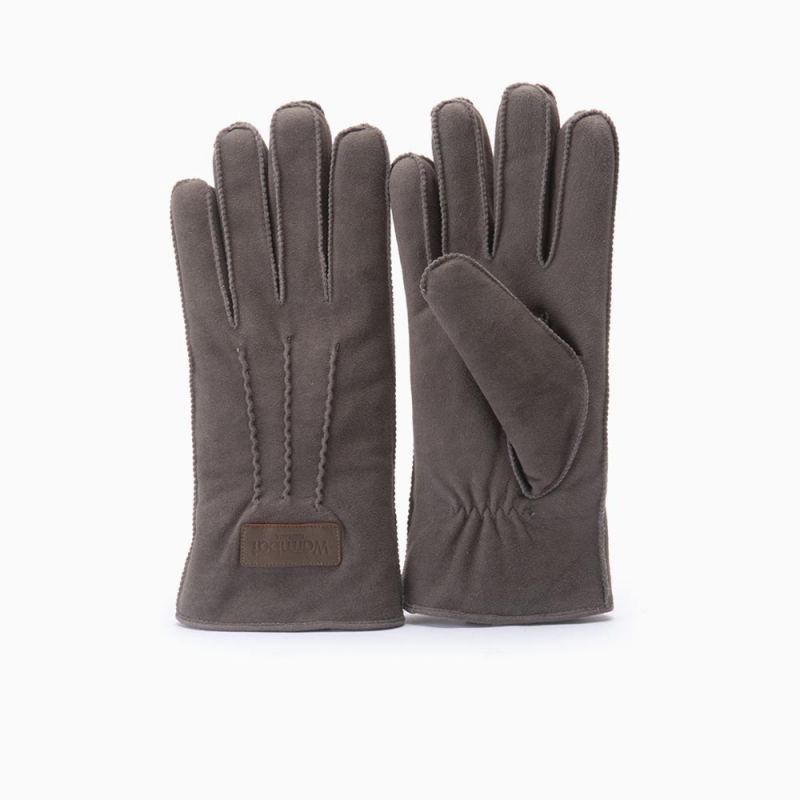 Gloves Women Goat Suede Pebble