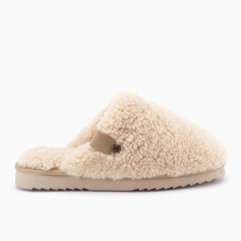 Warmbat Midura women curley fur ecru